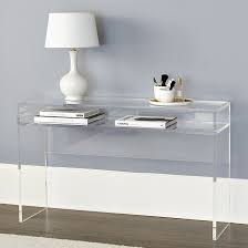 Alissa Acrylic Console Table Ballard Designs Acrylic Furniture Furniture Coffee Table