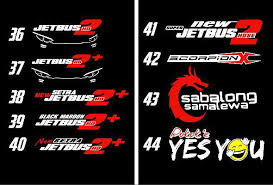 Stiker kaca livery bussid shd png full stiker. 40 Trend Terbaru Gambar Stiker Bussid Keren Aneka Stiker Keren