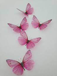 Download 8 Rose Pink 3d Butterflies Butterfly Picture Frame Home Wall Etsy Butterfly Pictures Butterfly Wall Art Butterfly Tattoo