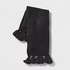 Black And White Throw With Tassels Chunky Knit Throw Blanket Black Opalhouse Target Chunky Knit Throw Blanket Chunky Knit Throw Knitted Throws