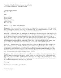 An application letter may not contain the catchy opening of the personal statement but. Standard Business Format Application Cover Letter Templates At Allbusinesstemplates Com