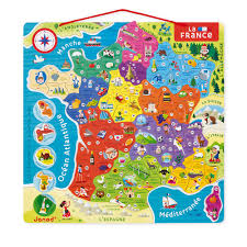 Carte de france avec départements et régions à consulter, télécharger et imprimer. Puzzle Carte De France Puzzle Region De France Magnetique Janod