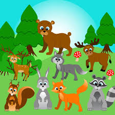 Forest Animals Clipart Forest Clip Art Woodland Clipart Woodland Animal Clipart Wood Animals Clipart Fox Cl Animal Clipart Woodland Clipart Forest Animals