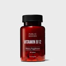 Because vitamin b12 is water soluble (meaning it dissolves in water and is excreted in your urine), vitamin b12 supplements are very safe even at doses several times the recommended dietary allowances. Vitamin B12 Supplement Public Goods