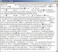It cut me to my very. Opened A Jpg Picture With Notepad Pasted All The Text To A New Notepad File Changed To Jpg And It No Longer Opens Why Super User