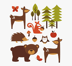 Maybe you would like to learn more about one of these? Animal Forest Illustration Animals Forest Cartoon Png Transparent Png Kindpng