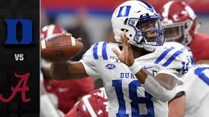 Although alabama did not make the 2019 college football playoff, the crimson tide finished with at least 11 wins for the ninth straight season. Duke Vs Alabama Football Highlights 2019 Youtube