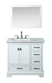 newport white 36 inch single sink