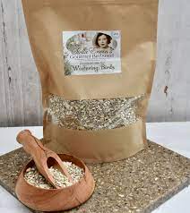 Bird Food Blend For Wintering Birds 2 Pound Bag Of Gourmet Birdseed Gift For Backyard Birder Sustainable Habitat Bi Bird Seed Glass Bird Feeders Winter Bird