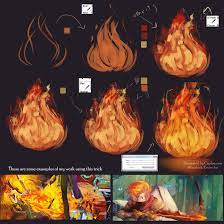 Tutorial How I Make The Fire By Caphricorn On Deviantart Digital Painting Tutorials Fire Painting Art