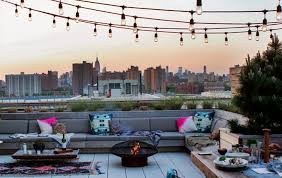 Rawlins Calderone Design Dumbo Terrace Eyeswoon Nyc Rooftop Terrace Decor Rooftop Patio