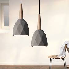 modern designer ceiling lamp wood