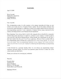 Computer Science Sample Cover Letter For Internship Computer Science Beautiful In Beau Cover Letter For Internship Cover Letter For Resume Cover Letter Example