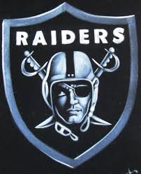 According to our data, the you can learn more about the oakland raiders brand on the raiders.com website. Oakland Raiders Logo Nfl Original Oil Painting On Black Velvet By Zen Velvetify