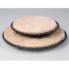 Check spelling or type a new query. 13 Wrought Iron Small Lazy Susan Stone Top Twisted Border