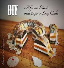 Homemade honeycomb melt and pour soap recipe for beginner soapmakers to craft as diy holiday gifts. Stella Crown Natural Cosmetics Diy African Black Melt Pour Soap Cake