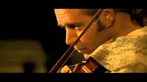 Russell Crowe plays the violin in Master and Commander
