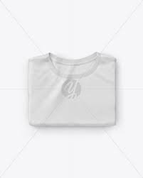 Download Stack Of Folded T Shirts Mockup Half Side View High Angle Shot In Apparel Mockups On Yellow Images Object Mockups