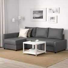 Friheten Schlafsofa Eckcouch Mit Stauraum In Einem Ikea Osterreich Bettsofa Ikea Bett Chaiselongue
