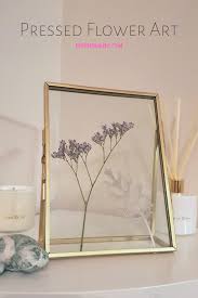 Pressing fresh flowers is a great way to preserve their natural beauty, and by decorating your phone case with them, you can showcase their vivid colors buy or diy: Glass Frame Pressed Flower Art Diy Thought