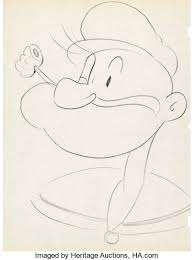 Are you looking for the best images of animated people drawings? Popeye The Sailor Man Animation Drawings Max Fleischer 1930s Lot 97373 Heritage Auctions