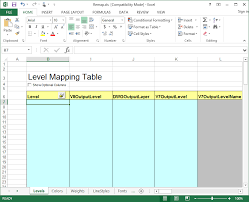 using the remapping spreadsheet