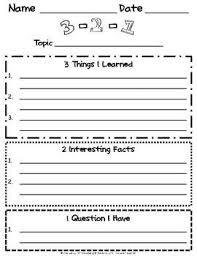 Name two things you liked, and one thing you did not like or have a question about big thing about these exit slips if you do not talk about them to the class, their importance will not be real to the students, they need to know you read them. 3 2 1 Reading Strategy Reading Strategies Fiction Books For Kids Teaching Reading Comprehension