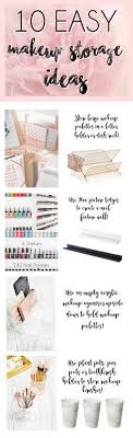 Amazing Diy Makeup Storage Hacks To Try Out From Makeup Palette Storage To An E Makyaj Malzemeleri Duzenleme Kendin Yap Makyaj Tuvalet Masalari