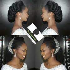 Wedding Hair Natural Hair Bride Natural Hair Styles Natural Hair Wedding