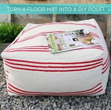 6 Diy Pouf Projects Sewing Secrets A Blog By Coats Clark Boden Puff Polsterhocker Selbstgemacht Bodenkissen