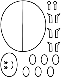 Ladybug roll & write game. Printable Ladybug Template Coloring Home