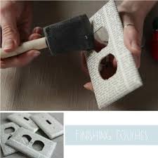 Custom Light Switch Covers Makeover Diy Newspaper Crafts Magazine Crafts