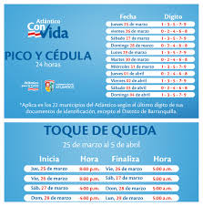 El alcalde jaime pumarejo, mediante decreto decreto 0447, del 7 de mayo, dispuso que habrá ley seca en la ciudad durante el fin de el museo del carnaval de barranquilla abre sus puertas nuevamente. Toque De Queda Ley Seca Y Pico Y Cedula