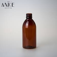 250ml Amber Pet Bottle With White Childproof Tamper Cap Factory And Suppliers Anke