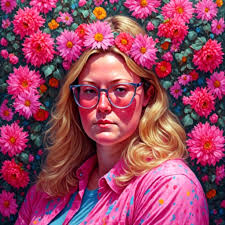 Neon Eighties New Years Eve Self Portriat