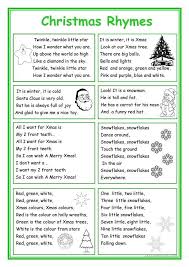 Destino londres, de la junta de castilla y león, es un juego tipo trivial, para educación secundaria. Christmas Rhymes Ingles Para Secundaria Juegos Para Aprender Ingles Cosas De Ingles
