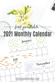 2021 blank and printable word calendar template. Free Printable Monthly Calendar 2021 Colorful Designs An Oregon Cottage