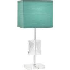 Are you looking for a lamp with a little more flexibility in terms of lighting quality? 360 Lighting Modern Accent Table Lamp 18 High Square Crystal Teal Blue Rectangular Shade For Bedroom Bedside Nightstand Office Target