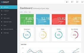 insight bootstrap html5 admin template templates data