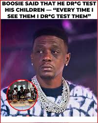 In a recent interview Boosie said that he dr*g test his children every time  he sees them. "They not about to be 15 years old walking around smoking  w**d."