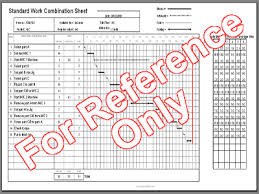 Sws Standardized Work Sheet Template