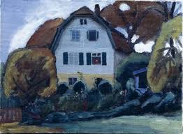 gabriele munter das russen haus 1931 stadtische galerie im lenbachhaus und kunstbau munchen kunstproduktion idee farbe kunst