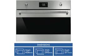 Smeg Sfa4390mx 60cm Compact Built In Microwave Oven At The Good Guys Built In Microwave Oven Built In Microwave Smeg