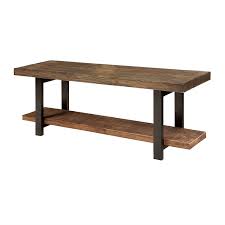 Shop Modern Industrial Style Wood And Metal Accent Bench On Sale Overstock 29063719