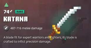 While minecraft only has swords, axes, crossbows, bows and tridents, the arsenal in . Katana Minecraft Dungeons Gamewith