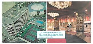When was the golf course at aladdin built? Aladdin Hotel Casino Theatre Las Vegas Nv Rooftop Recreation Deck Vtg Postcard United States Nevada Las Vegas Postcard Hippostcard