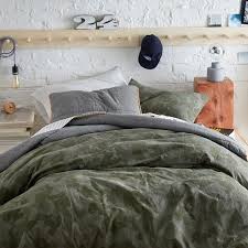 Certified to gots (global organic textile standards): Distressed Camo Boy S Duvet Cover Sham Pottery Barn Teen