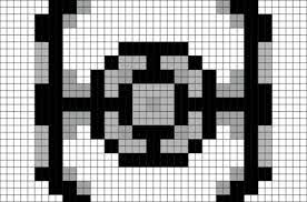 Pixel Tie Fighter Star Wars Pixel Art Star Wars Blanket Pixel Art Design