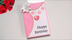 Happy birthday card for friend. Handmade Birthday Card For Best Friend Birthday Greeting Card For Best Friend Easy Birthday Card Youtube