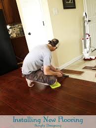 How To Install Floating Laminate Wood Flooring Part 2 The Installation With Images Installing Laminate Flooring Diy Flooring Flooring